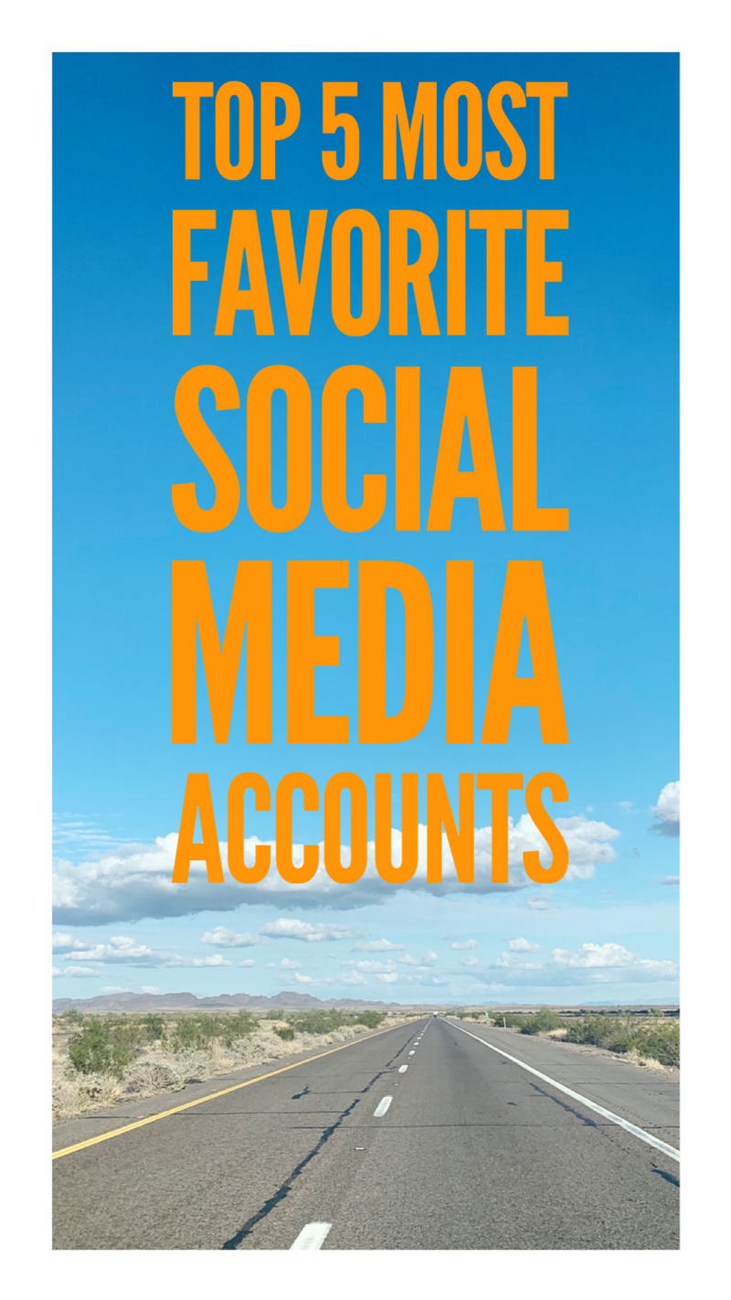 Top 5 Social Media Accounts 2020