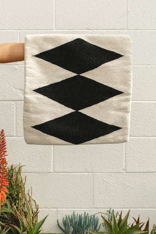 Handmade Wool Lumbar Pillowcase